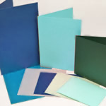 Metallic Blank Cards