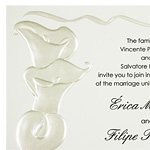 Blank invitations for wedding