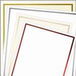 Foil Border Invitations