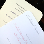 Round Corner Invitations