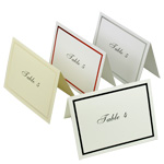 Table Number Cards