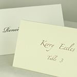 Blank Wedding Place Cards