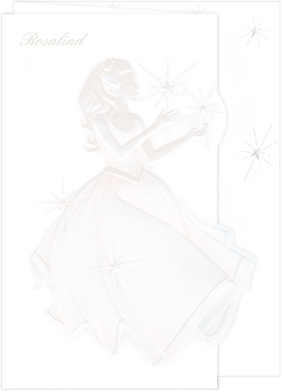 Quinceanera Invitation Young Stars Among Us Rose (50 Pack)