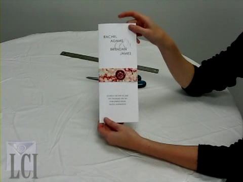 Wedding Program with Chiyogami Band and Wax Seal How To Video