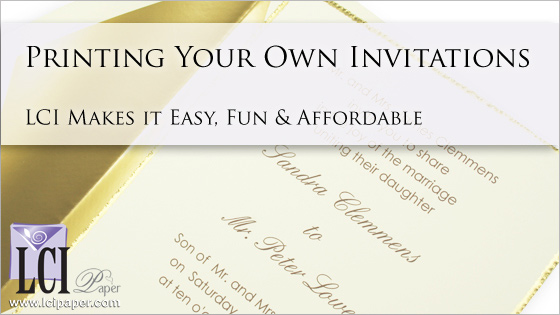 Do it yourself invitations are