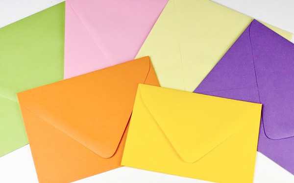 Designer Euro Flap Envelopes, Amazing Colors