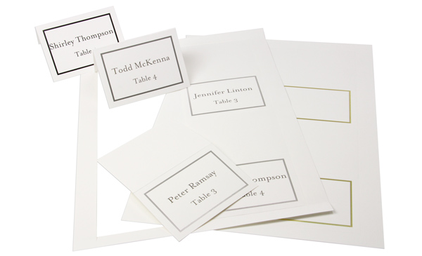 Pearl Foil Invitation, Flat Card 5x7, Radiant White Cardstock, 80lb