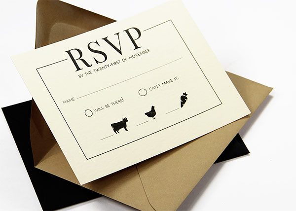 4x9 RSVP Card Paper Envelopes