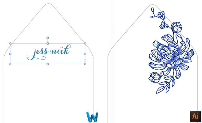 Free Wedding Printable - DIY Envelope Liners Tutorial