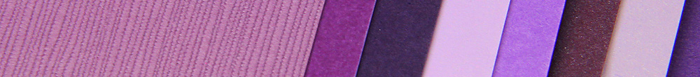 collection of purple card stock