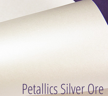 SILVER Glitter Luxe Cardstock - Encore Paper