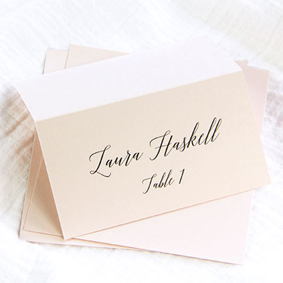 printed table name cards