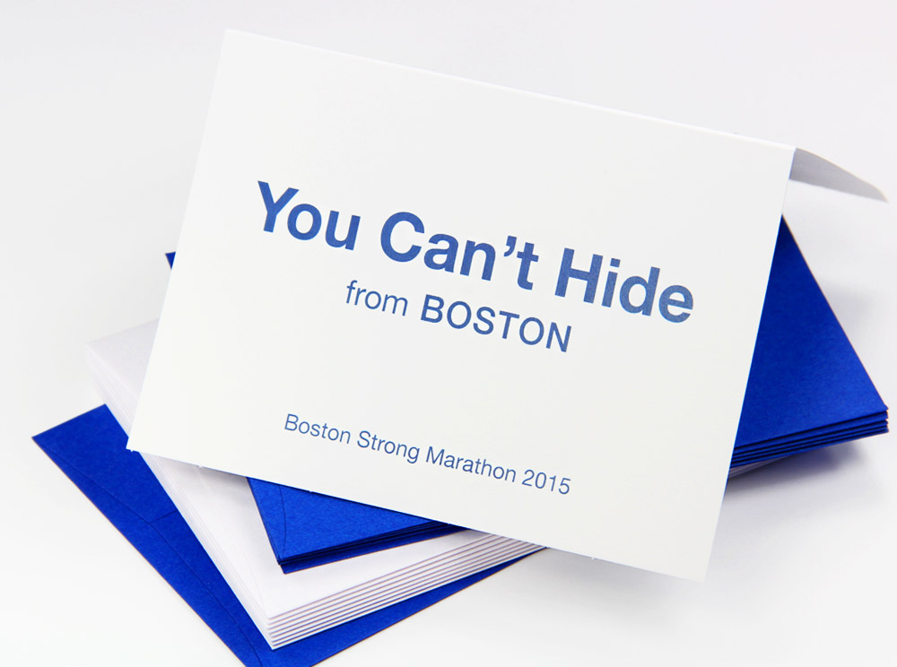 Boston Marathon Cards, Supporting Boston's Fierce & Brave