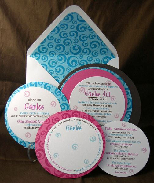 Unique Bar & Bat Mitzvah Designs Amy From InvitationsDIY