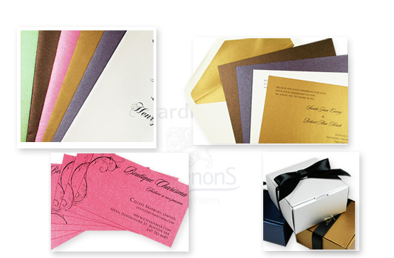 stardream paper gift boxes and invitations