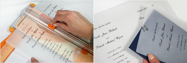 Vellum Menu Paper