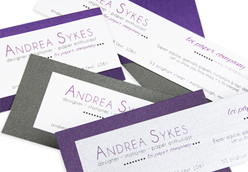 diy layered business cards