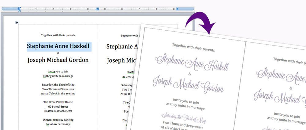 Download and edit MS Word template