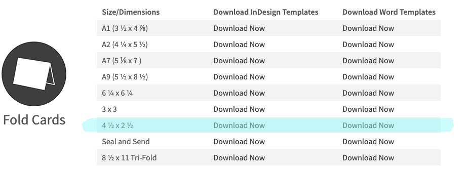 Product Line Card Template Word