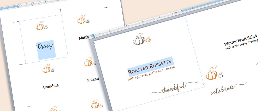 Free and customizable thanksgiving templates