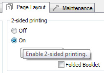 2 sided printing Epson print driver
