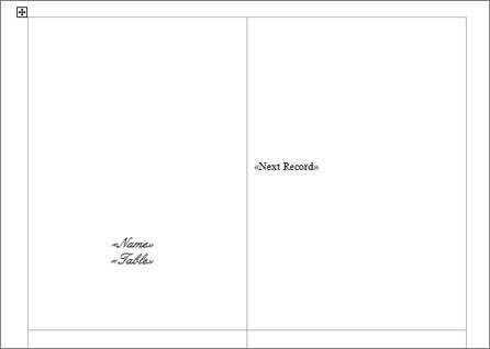 format Mail Merge data fields