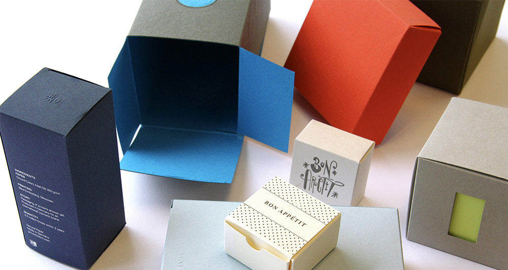 High value packaging boxes made with Gmund Colors paper