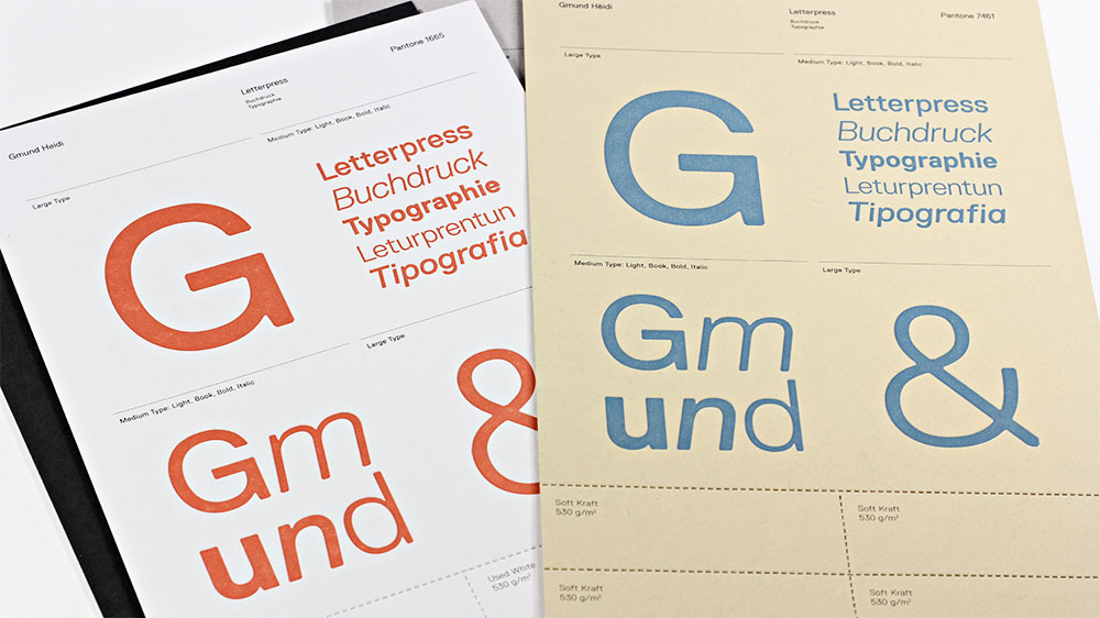 Gmund Heidi is perfect for letterpress. Check out these samples and try them for yourself.