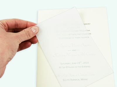 Invitation Tissue 5x7 inch Translucent Vellum Sheets – Leather and Earth Co