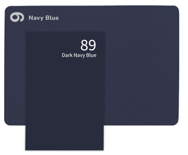 Gmund Colors and Keaykolour color comparison | Gmund 89 Dark navy is similar to Keaykolour 9 Navy Blue 
