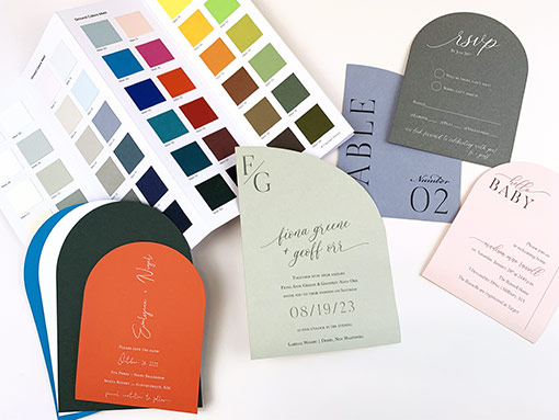 Discount Card Stock with printing services for DIY Invitations -  CutCardStock