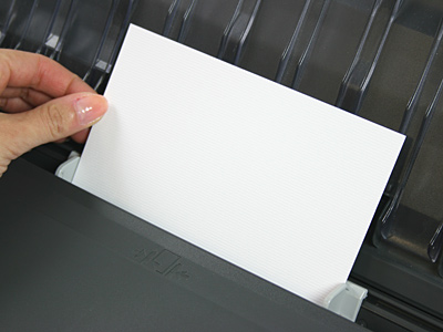 inkjet printer loading paper right aligned