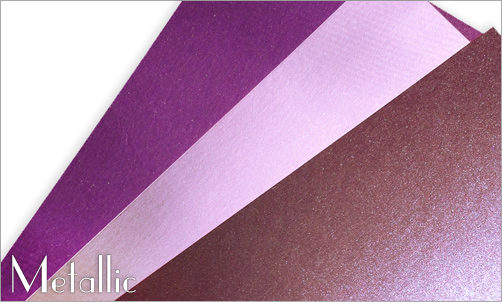 purple papers with metallic finish