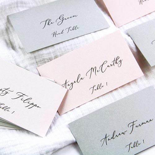 Flat Place Cards in 5 Easy Steps