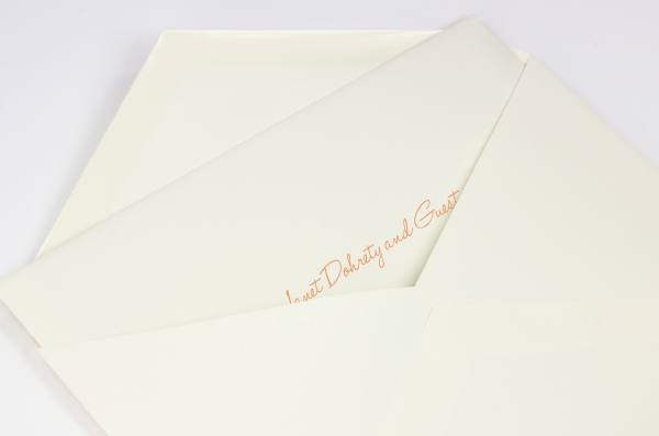 How To Assemble Wedding Invitations With Double Envelopes