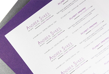 print business card strips