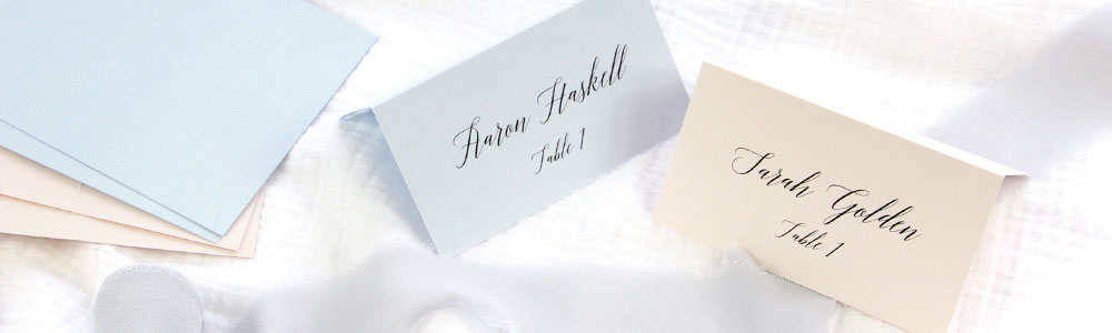 personalized seating cards