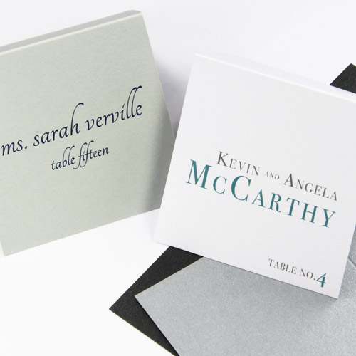 blank name cards for wedding