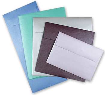 Pale Green Stardream Serpentine 5 x 7 Envelopes