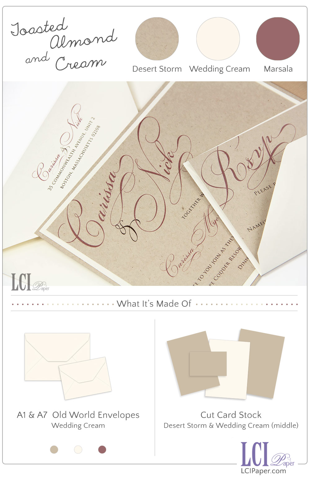 Cards with Envelopes, Storm Cloud Matt, A2 Flat - LCI Paper