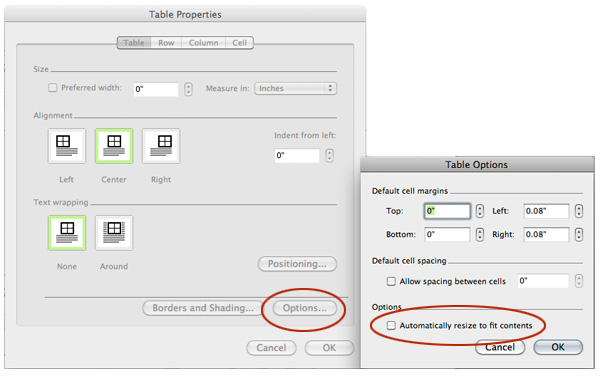 removing table of contents word for mac 2011