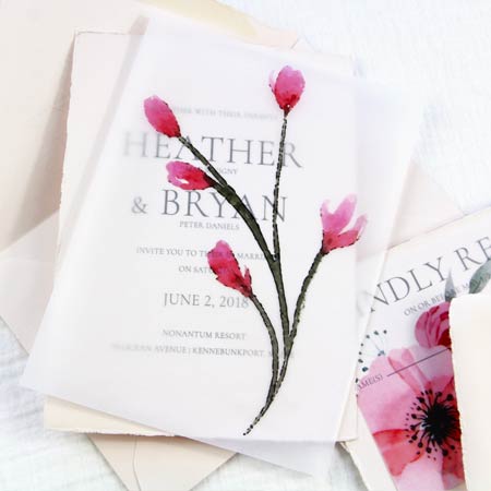 Why Tissue Paper is used in Wedding Invitations