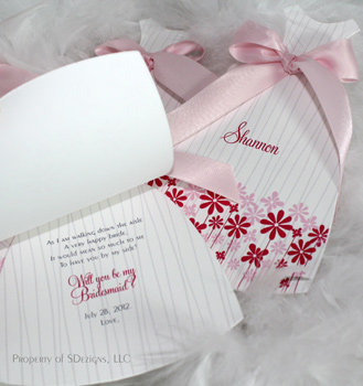 Layered, Tied Beach Wedding Invitation - See How It's Made!
