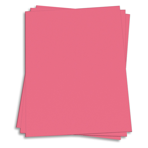 50 Sheets 65lb Cover 11 x 17 176GSM Pulsar Pink Bright Color Cardstock