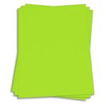 Astrobright Vulcan Green Cardstock - 8 1/2 x 11, 65lb Cover
