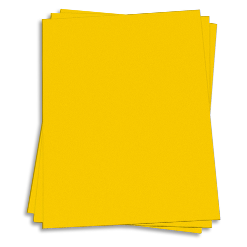 Sunburst Yellow Paper - 8 1/2 x 11 60lb Text - LCI Paper