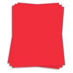Re-Entry Red Card Stock - 8 1/2 x 11 Astrobrights 65lb Cover