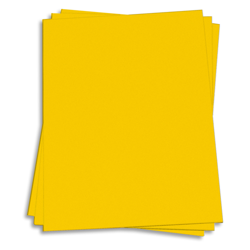 Sunburst Yellow 11 x 17 Cardstock Paper - Tabloid/Ledger - for Cards and  Stationery Printing, Medium weight 65 LB (175 gsm) Cover Card Stock