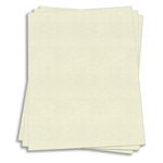 White Card Stock - 8 1/2 x 11  Parchment 65lb Cover