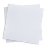 Fluorescent White Flat Card - 3 x 3 Gmund Colors Matt 111C